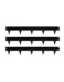 Kantopsluiting gecoat zwart 106 x 16 cm